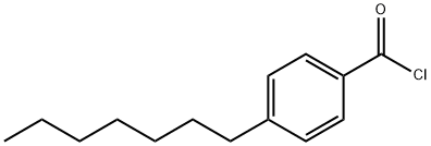 4-正庚基苯甲酰氯 结构式