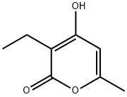 3-Ethyl-4-hydroxy-6-methyl-2H-pyran-2-one 结构式