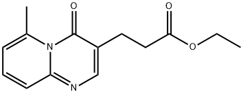 6-Methyl-4-oxo-4H-pyrido[1,2-a]pyrimidine-3-propanoic acid ethyl ester 结构式