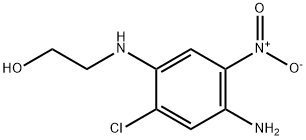 N-(4-氨基-2-氯代-5-硝基苯基)乙醇胺 结构式