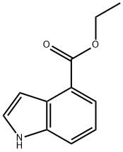 吲哚-4-甲酸乙酯 结构式