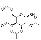 2,3,4,6-四-O-乙酰基-1-硫代-BETA-D-吡喃半乳糖 结构式