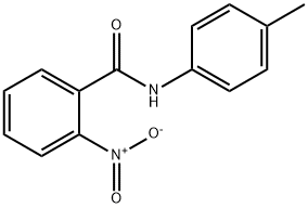 N-(4-甲苯基)-2-硝基苯甲酰胺 结构式