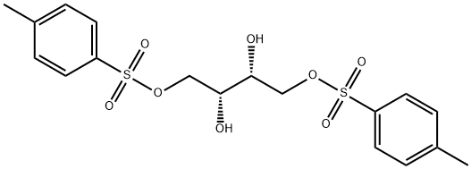 (+)-1 4-二邻甲苯磺酰-D-苏力糖醇 结构式