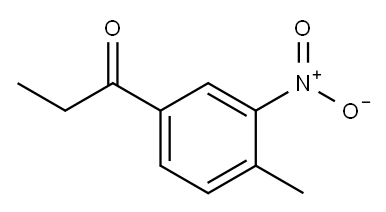 3-nitro-4-methylpropiophenone  结构式