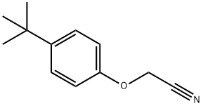 (4-叔丁苯氧基)乙腈 结构式