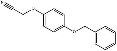 2-(4-(苄氧基)苯氧基)乙腈 结构式