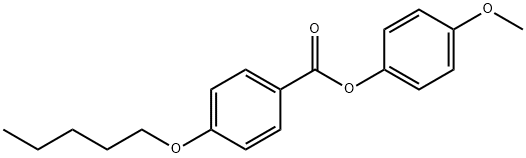 p'-Methoxyphenyl p-n-amylbenzoate 结构式