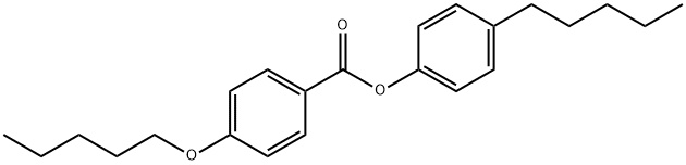 4-(Pentyloxy)benzoic acid 4-pentylphenyl ester 结构式