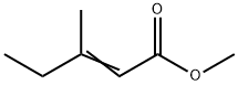 3-甲基-2-戊烯酸甲酯 结构式