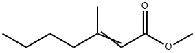 3-Methyl-2-heptenoic acid methyl ester 结构式