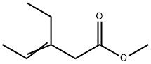 3-Pentenoic acid, 3-ethyl-, methyl ester 结构式