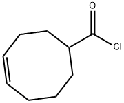 4-Cyclooctene-1-carbonyl chloride (9CI) 结构式