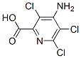 4-amino-3,5,6-trichloro-pyridine-2-carboxylic acid 结构式