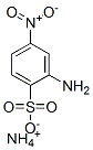 2-Amino-4-nitrobenzenesulfonic acid ammonium salt 结构式