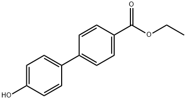 ETHYL 4'-HYDROXY[1,1'-BIPHENYL]-4-CARBOXYLATE 结构式