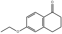 6-乙氧基-1-四氢萘酮 结构式