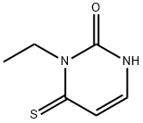 2(1H)-Pyrimidinone,  1-ethyl-3,6-dihydro-6-thioxo- 结构式