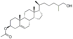 3-O-乙酰基-26-羟基胆固醇 结构式