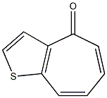 4H-Cyclohepta[b]thiophen-4-one 结构式