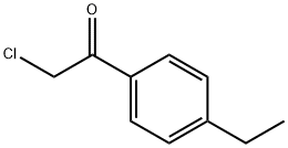 2-氯-1-(4-乙基苯基)乙酮 结构式