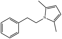 2,5-DIMETHYL-1-PHENETHYL-1H-PYRROLE 结构式