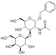 2-乙酰氨基-2-脱氧-3-O-(Β-D-吡喃半乳糖基)-Α-D-吡喃葡糖苷 结构式