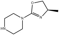 Piperazine, 1-(4,5-dihydro-4-methyl-2-oxazolyl)-, (R)- (9CI) 结构式