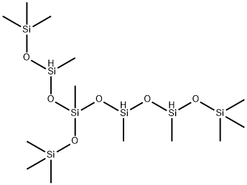 1,1,1,3,5,7,9,11,11,11-Decamethyl-5-(trimethylsiloxy)hexasiloxane 结构式