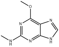 6-Methoxy-N-methyl-1H-purin-2-amine 结构式