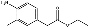 Benzeneacetic acid, 4-aMino-3-Methyl-, ethyl ester 结构式