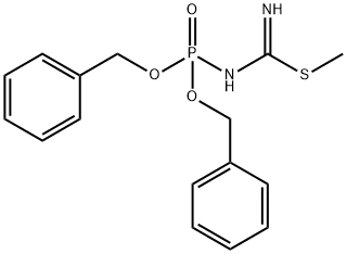 1-[bis(benzyloxy)phosphinoyl]-2-methylisothiourea 结构式