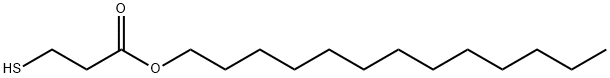 3-巯基丙酸十三烷基酯 结构式