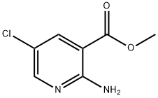 2-氨基-5-氯-烟酸甲酯 结构式