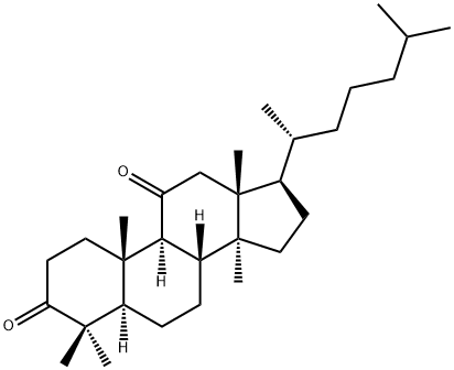 Lanostane-3,11-dione 结构式