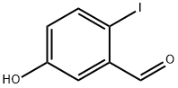 5-羟基-2-碘苯甲醛 结构式