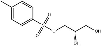 (S)-2,3-二羟丙基4-甲基苯磺酸盐 结构式