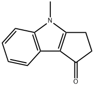 4-甲基-3,4-二氢环戊烯并[B]吲哚-1(2H)-酮 结构式