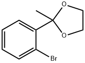 2-溴苯乙酮缩乙二醇(缩酮) 结构式