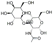 2-乙酰氨基-2-脱氧-3-O-(BETA-D-氟代半乳糖)-D-吡喃葡萄糖 结构式