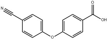 4-(4-Cyanophenoxy)benzoic acid 结构式