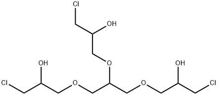 1,2,3-Tris(3-chloro-2-hydroxypropoxy)propane 结构式