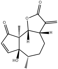 银胶菊宁 结构式