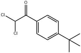 2,2-dichloro-1-[4-(1,1-dimethylethyl)phenyl]ethan-1-one 结构式