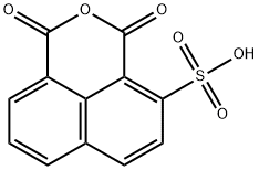 1,8-萘二甲酸酐-4-磺酸钾 结构式