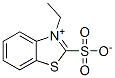 3-ethyl-2-sulphonatobenzothiazolium 结构式