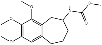 6,7,8,9-Tetrahydro-6-methoxycarbonylamino-2,3,4-trimethoxy-5H-benzocycloheptene 结构式