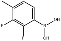 2,3-二氟-4-甲基苯硼酸 结构式