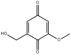 2-羟甲基-6-甲氧基-1,4-苯醌 结构式