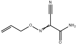 Acetamide,  2-cyano-2-[(2-propenyloxy)imino]-  (9CI) 结构式